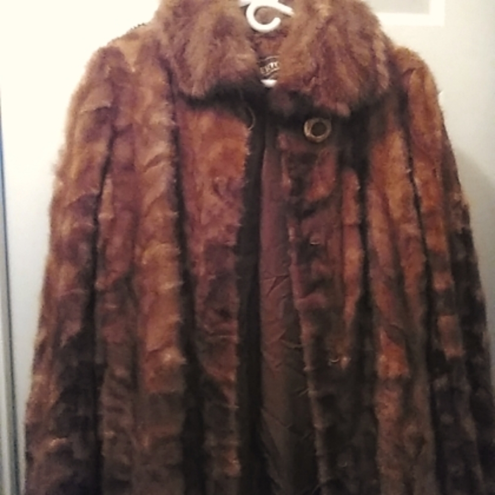 Mink Fur Jacket, Size 42